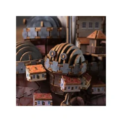 Maison Ghibli Arts And Crafts-Wooden Model Kigumi Hauru'S Castle - Howl'S Moving Castle