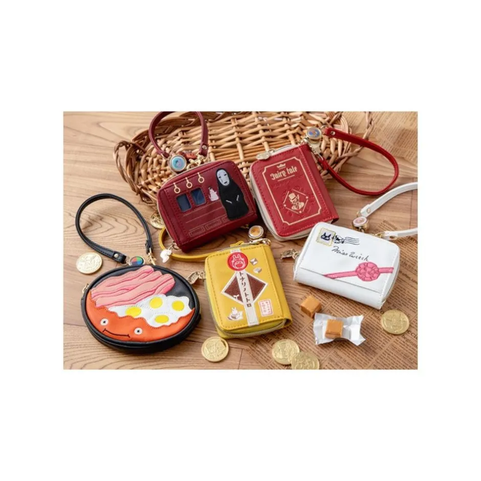 Maison Ghibli Accessories-Yellow Purse Totoro & Patches - My Neighbor Totoro